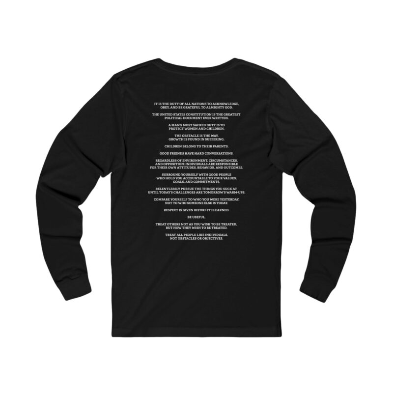 Unisex Core Values Long Sleeve Tee - Image 4