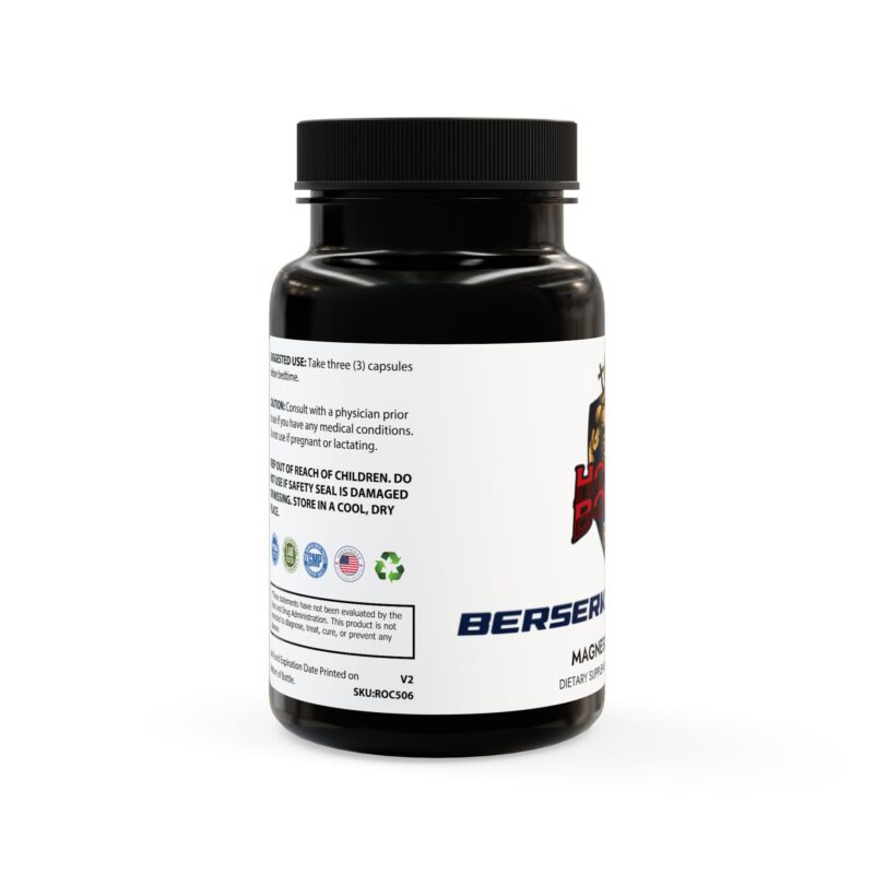 Magnesium Zinc Supplement (90 Capsules) - Image 2