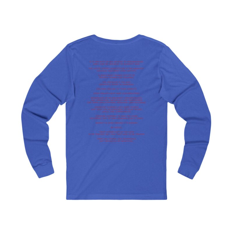 Unisex Core Values Long Sleeve Tee - Image 8