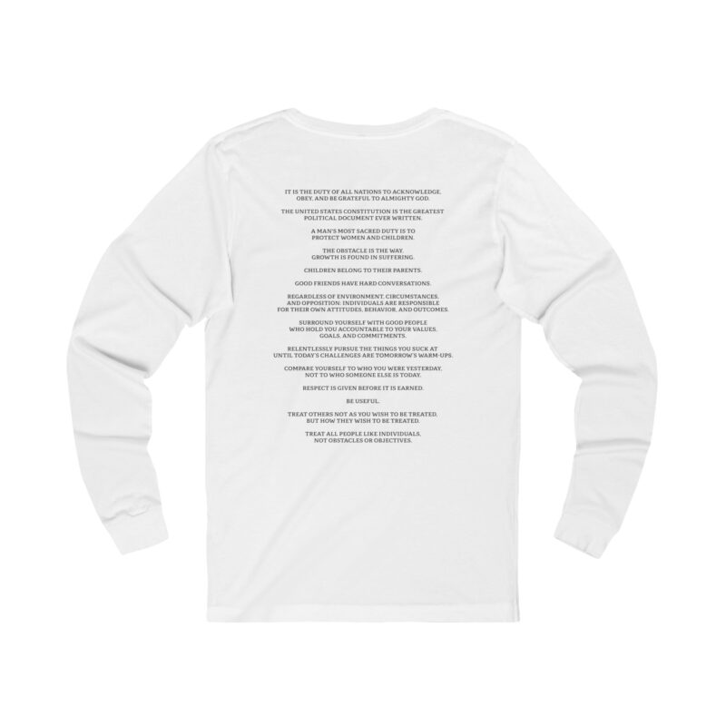 Unisex Core Values Long Sleeve Tee - Image 10